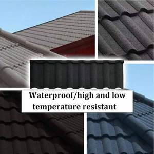 Panneau de toiture en zinc-<span class=keywords><strong>aluminium</strong></span> coloré enduit de sable, résistant à la chaleur, de forme carrée, pour la production de toitures tropicales et en dôme, ligne de production Milano - Product Image 3