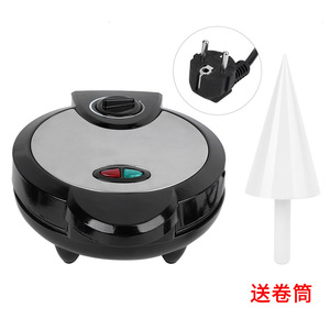Ice <b>Cream</b> Cone <b>Maker</b> Electric Waffle Cone Machine Double Sided Heating Stainless Steel Non Stick For Home Use - Product Image 3