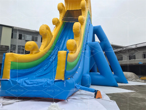 Toboggan gonflable commercial jaune et bleu pour <span class=keywords><strong>piscine</strong></span> d'été, adapté aux adultes - Product Image 3