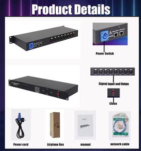 Thương hiệu mới nhựa 8 cổng artnet DMX để SPI <span class=keywords><strong>LED</strong></span> Pixel điều khiển hỗ trợ SD thẻ DMX512 Giao diện điều khiển <span class=keywords><strong>LED</strong></span> Pixel điều khiển - Product Image 6