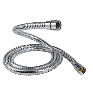 Moderner 1,5 m flexibler Hand brause kopf aus Chrom-Edelstahl mit G1/2 Universal-Messingverbinder-Sanitär schläuchen - Product Image 1