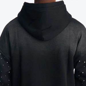 Proveedor de Ropa OEM, Chándal Personalizado para Hombre, con Capucha, Estilo Urbano, 100% Algodón, Peso Medio, Ecológico, con Pedrería - Product Image 5
