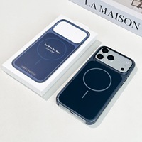 Nouvelle coque de téléphone unisexe magnétique anti-chute effet mat avec bouton IA pour iPhone 18 17 Pro Max, un best-seller