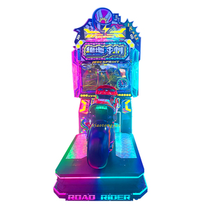 Machine d'arcade à pièces, simulateur de course de moto en salle, jeu vidéo pour parc d'attractions, prise en charge de l'anglais, 2 joueurs - Product Image 2