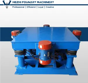 Z29 Mechanical Vibrating Table Shakeout Machine For Resin Sand Molding Casting