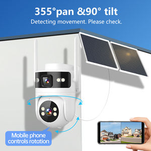 Caméra PTZ sans fil 4G WiFi alimentée par énergie <span class=keywords><strong>solaire</strong></span> Hieasy 6MP 4K Sécurité extérieure Caméra CCTV <span class=keywords><strong>solaire</strong></span> avec carte SIM 4G - Product Image 4