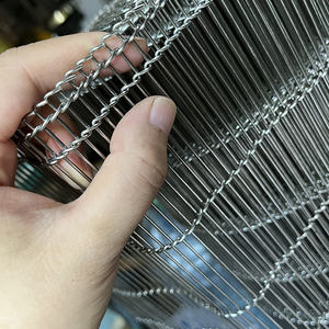 304 316 gıda sınıfı paslanmaz çelik Metal tel örgü merdiven konveyör bant, düz tel konveyör bant - Product Image 4