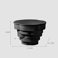 Vent crème moderne salon nuage petite Table lumineuse luxe ménage créatif Simple ensemble Table d'appoint