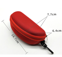 Fabricant Vente en gros Boîte à coque rigide Sac à lunettes de sport Eva Lunettes de soleil portables Nouvel étui à lunettes de transport à fermeture éclair