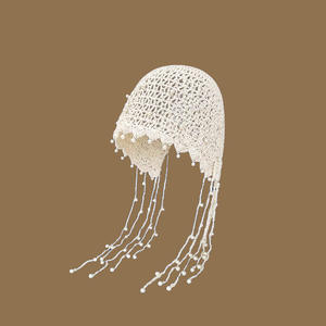 Sombrero de cubo de ganchillo retro elegante para mujer <span class=keywords><strong>con</strong></span> borla <span class=keywords><strong>tejida</strong></span> <span class=keywords><strong>a</strong></span> mano <span class=keywords><strong>con</strong></span> punta hueca para escena informal de verano - Product Image 6