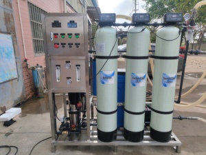Système de filtration d'eau par osmose inverse 500 l/h pour le traitement de purification, machine de filtration d'eau SRO-0.5T-A3-BL - Product Image 2