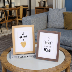 Tùy chỉnh Nordic rắn gỗ thân thiện với môi 5x7 hình chữ nhật dọc khung ảnh cho phòng khách Wall Mount UV in ấn 8/10 inch - Product Image 6