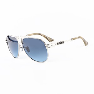 Proveedor de Shenzhen, Gafas de Sol de Doble Puente con Lentes Azules Coreanas Famosas, para Hombre y Mujer, para Senderismo y Camping, con Degradado, Servicio de Diseño Personalizado - Product Image 1