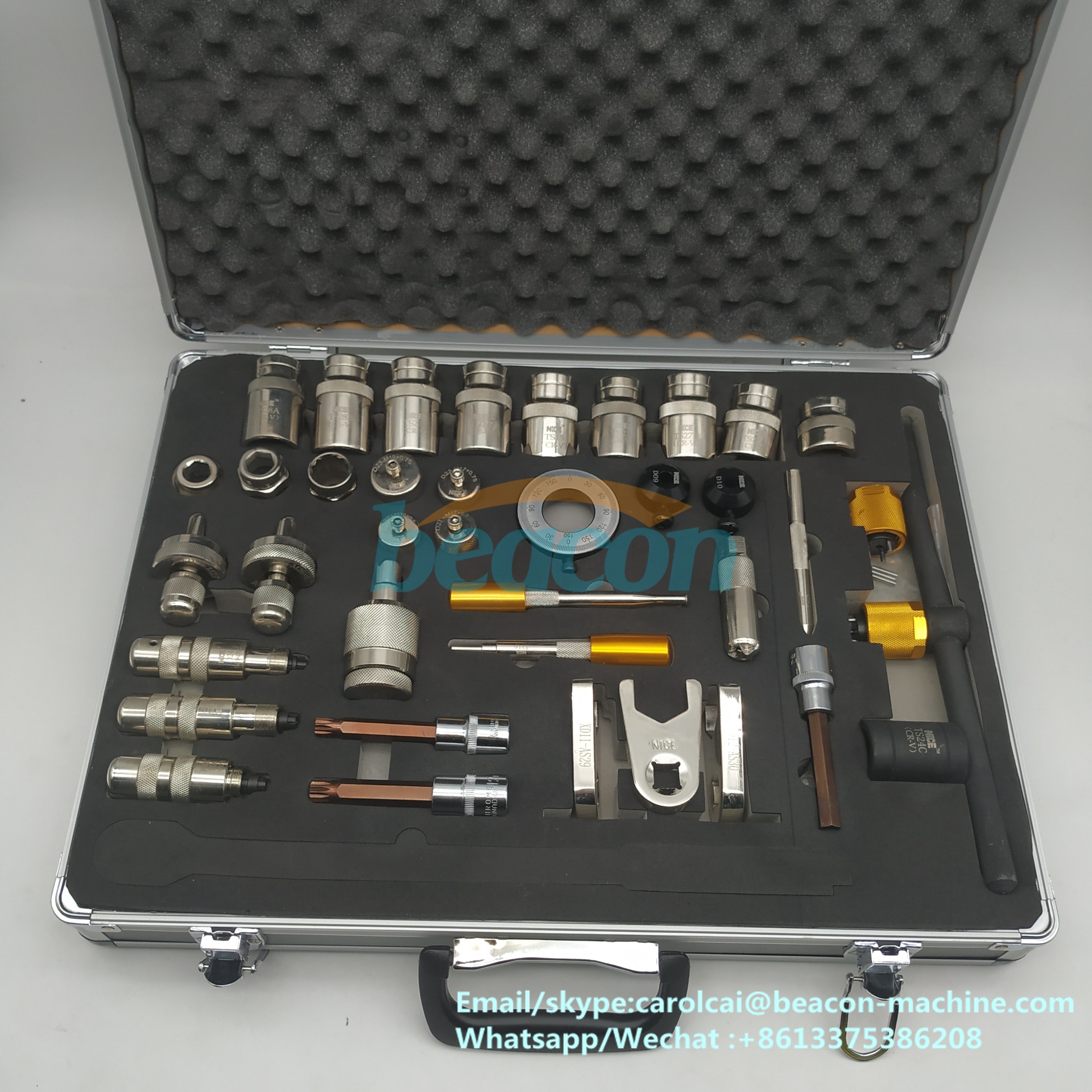 Sobre las 38pcs común carril diesel inyectores kit de herramientas de reparación