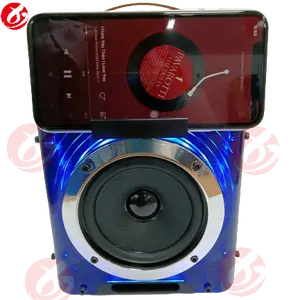 Домашняя Hi-Fi аудио динамик с эффектом беспроводного микрофона для вечеринки Ktv Bluetooth динамик караоке сабвуфер портативный микрофон караоке семья Oem