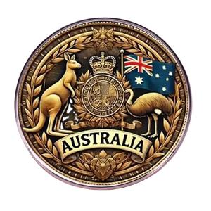 Monedas <span class=keywords><strong>de</strong></span> recuerdo turístico personalizadas <span class=keywords><strong>de</strong></span> fábrica <span class=keywords><strong>de</strong></span> Australia, regalos <span class=keywords><strong>de</strong></span> ciudad, fichas con color <span class=keywords><strong>de</strong></span> galvanoplastia degradado, mercancía cultural <span class=keywords><strong>de</strong></span> museo - Product Image 1