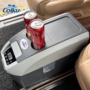 For Center Console Car <b>Refrigerator</b> 10L Portable Compressor Mini Fridge 12V 24V Armrest Freezer 30W Outdoor Household Refrigerat - Product Image 2