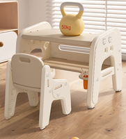 Organisateur de bureau en plastique minimaliste salle d'entraînement intérieure planche à dessin ensembles de meubles chaises et tables de fête pour enfants