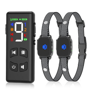 2600ft लंबी दूरी की रिमोट कंट्रोल कोई शॉक सुरक्षित कुत्ता प्रशिक्षण कॉलर ipx6 वाटरप्रूफ रिचार्जेबल एलईडी स्क्रीन कुत्ते प्रशिक्षण उपकरण - Product Image 1