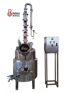 Alambique Multifuncional Boben de 100L, 200L, 300L, Acero Inoxidable 304/Cobre Rojo, con Bomba, Certificación CE, Calentamiento Eléctrico a Vapor, para Brandy - Product Image 1