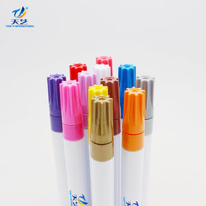 ปากกามาร์คเกอร์สีสันสดใส กันน้ำ ติดทนนาน <span class=keywords><strong>สี</strong></span>ขาว สำหรับยางรถยนต์ ผ้า ยาง โลหะ  ปากกาเพ้นท์โทโยแบบถาวร - Product Image 2
