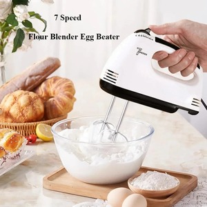 Batidora de huevos eléctrica de mano, mini batidora automática de 7 velocidades para claras de huevo y crema con enchufe europeo/estadounidense, herramienta de cocina para el hogar - Product Image 3