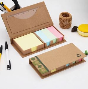 Leather Cover Promotional <b>Memo</b> <b>Pad</b> Holder With Calendar and Pen Posted It Sticky Note <b>Pad</b> Custom <b>Memo</b> <b>Pad</b> Sticky Notes - Product Image 5