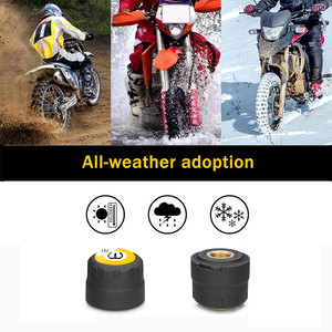 2 sensores Bluetooth motocicleta <span class=keywords><strong>TPMS</strong></span> sistema de control de presión de neumáticos para Android/IOS Pit Bike herramientas de diagnóstico de neumáticos de coche - Product Image 5