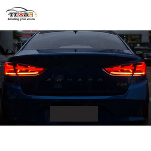 TT-ABC רכב אביזרי רכב שונה Led מעושן אדום 12V אחורי פגוש אות אור זנב אור עבור יונדאי הסונטה 9 2015-2018 - Product Image 6