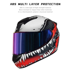 Casco <span class=keywords><strong>de</strong></span> Moto Integral Barato <span class=keywords><strong>de</strong></span> Alta Calidad con Certificación DOT, Casco <span class=keywords><strong>de</strong></span> ABS para Motocicleta Urbana a la Moda, Venta Directa <span class=keywords><strong>de</strong></span> Fábrica - Product Image 2
