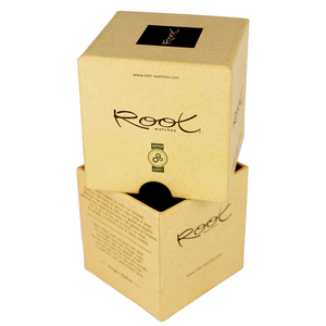 Yilucai定制豪华牛皮纸纸板手表包装盒批发硬质硬盒，含哑光层压标志 - Product Image 2