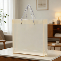 Vente directe de sacs en PP recyclables, sacs en plastique biodégradables, sacs de courses écologiques avec poignée pour supermarché