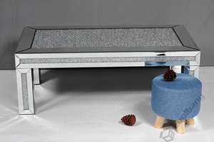 <span class=keywords><strong>Stile</strong></span> classico Per La Casa A Specchio Mobili Schiacciato Diamante Rettangolo Tavolino - Product Image 2