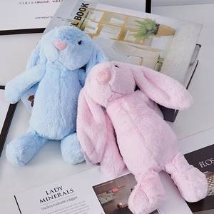 Nuovo stile simpatico animale peluche colorato coniglietto farcito giocattolo promozionale forniture per feste in cotone PP - Product Image 4