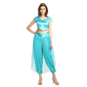 Cosplay mujeres Halloween India danza del vientre árabe exótico disfraz árabe <span class=keywords><strong>princesa</strong></span> <span class=keywords><strong>Aladdin</strong></span> adulto disfraz - Product Image 1