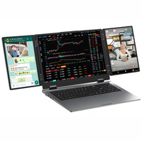 Hot Selling Three Screen Ultrabook 16" +10.5"+10.5 Inch Intel I7 1260P Powerful Laptop Versatile for Students Gamers & Designers
