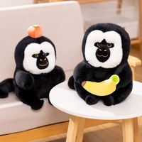 Peluche Personalizable de Mono Curioso George, Suave y Adorable, Relleno de Algodón PP, Juguete de Peluche