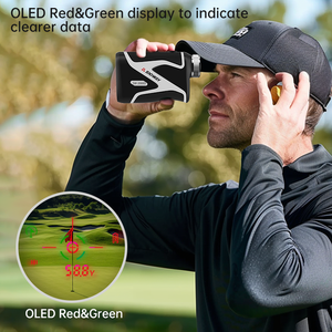 Telemetro Laser Binocolo Sndway SW-D per Esterni 6x 1000m-2000m OLED con Blocco Pendenza e Bandiera per Accessori Golf - Product Image 2