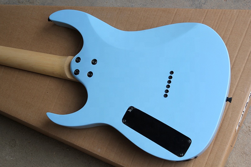 エレキベース 青 2ピックアップ 3ノブ
