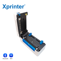 Xprinter XP-D461B Printer termal, Printer Thermal Waybill, mendukung sistem Driver Windows Linux Mac, Printer Label Wifi