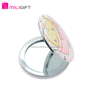 Custom Logo Mini Makeup Mirror New Product Decoration Promotion Mini Cosmetic Mirror for Business & Promotional Gifts