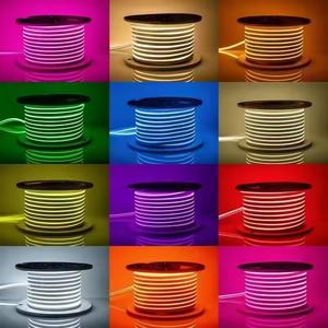 Tira de Luz LED de Neón Flexible de Silicona RGB de 220 V, IP65, Impermeable, Iluminación para Paisajes - Product Image 5