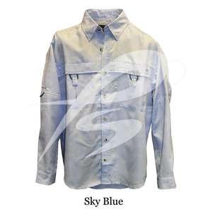 Camisa de Manga Larga para Hombre, Cuello en V, Corte Regular, 100% Algodón, Transpirable, Antiarrugas - Product Image 3
