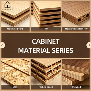 XINGRUOAesthetic Mobili da Cucina in Legno di Noce Ecologici Design Moderno Minimalista Curvo Arredamento Cucina su Misura - Product Image 5