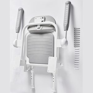 2022 New Design MUNIU Foldable Aluminum Alloy Shower <strong>Chair</strong> with 190KG Load Capacity 42.5-55cm Seat Height for <strong>Elderly</strong> - Product Image 4