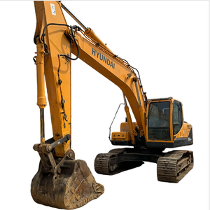 Excavatrice Hyundai 22 tonnes sur chenilles hydrauliques avec godet de terrassement, modèle d'occasion R220LC 9S Corée 2022, faible nombre d'heures - Product Image 1