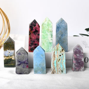 Torres de Cristal, Piedras Preciosas Curativas al por Mayor, Obelisco de Cristal Natural de Cuatro Caras para Recuerdo - Product Image 2