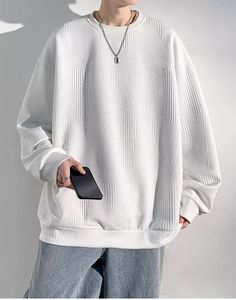 Felpa e felpe da <span class=keywords><strong>uomo</strong></span> in <span class=keywords><strong>pile</strong></span> personalizzata goffrato Casual a manica lunga di alta qualità - Product Image 6