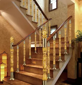 Modern Design Home Decoratie Engineering Plastic Crystal Acryl Staaf Trap Balustrades Leuning