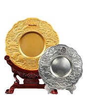 Plaques commémoratives personnalisées en alliage de zinc, cadeaux d'anniversaire, récompenses de reconnaissance, souvenirs décoratifs, plaque commémorative